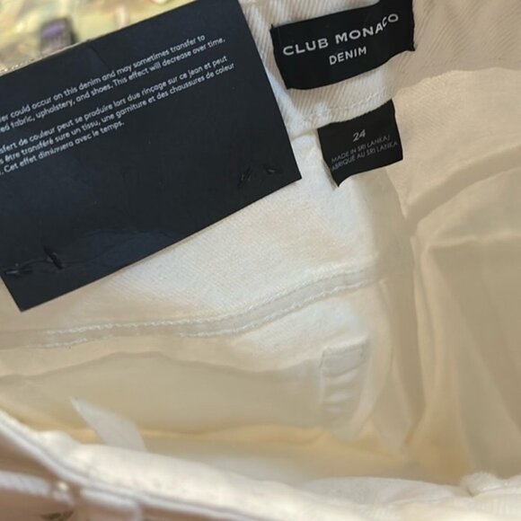 NWT Club Monaco The Easy Crop Jeans - Picture 12 of 13